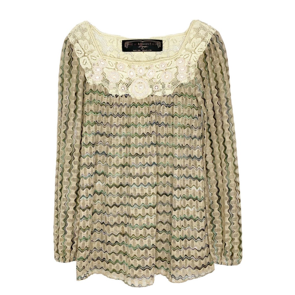 Free People New Romantics Top Beaded